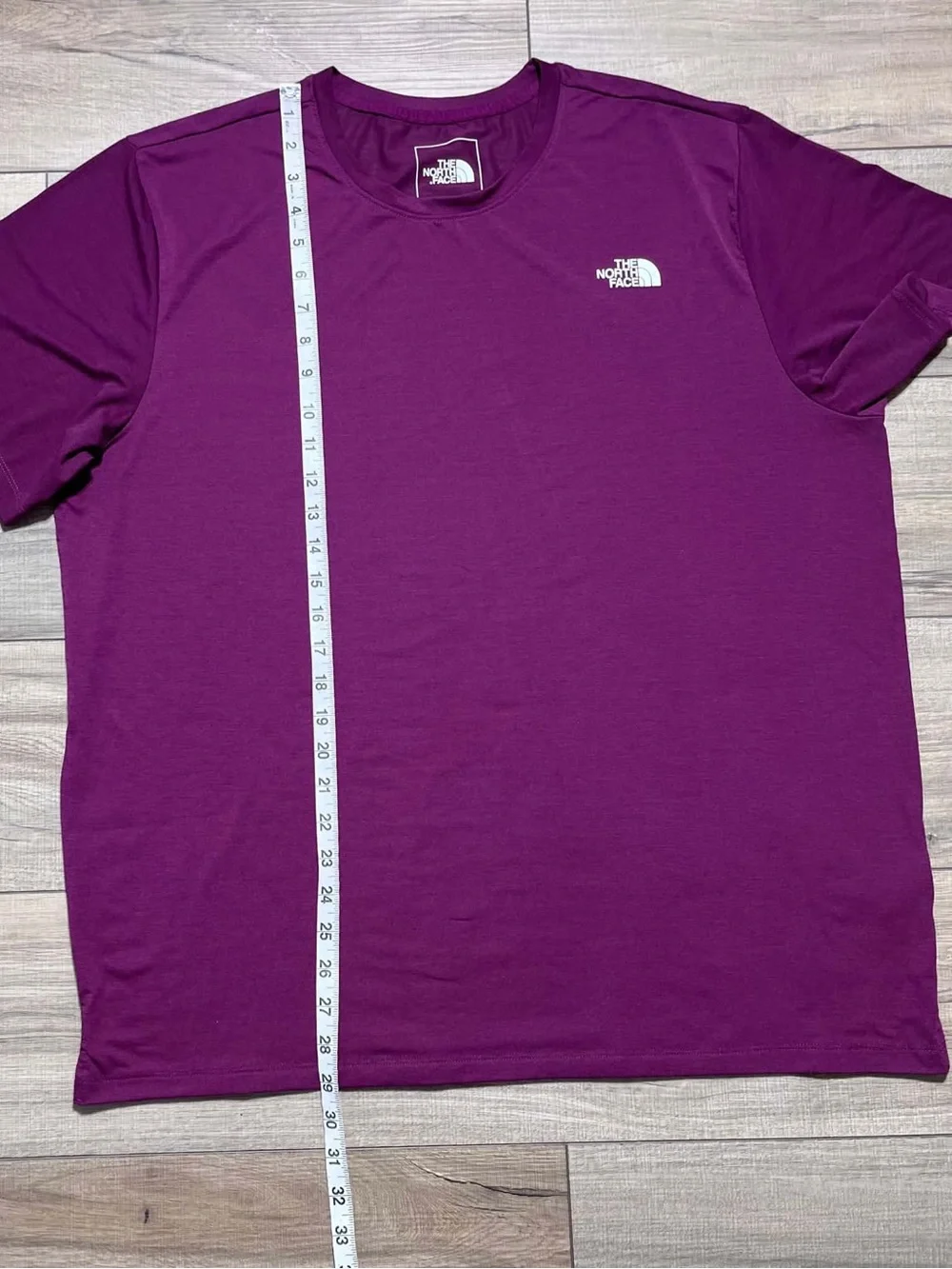 The North Face Mens Short Sleeve Crew Neck T-Shirt Size XL Wine
